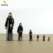 10pcs1/25-1/200 स्केल मॉडल फिगर सिमुलेशन मुस्लिम कठपुतली खिलौना सऊदी अरब आदमी मॉडल सामग्री परिदृश्य DIY हस्तनिर्मित खलनायक