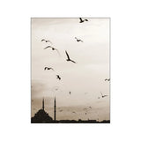 Canvas Painting Modern Moroccan Scenery Picture Wall Art Quote Islam Style Poster and Print for Home Living Room Wall Decor