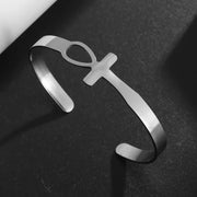 Ayatul Kursi Stainless Steel Bracelet Islamic Muslim Quran Verse Cuff Bracelet for Men Women Ramadhan Festival Jewelry Gift