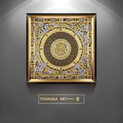 Classic Golden Tibet Thangka Buddha Canvas Paintings And Prints Wall Art HD Pictures For Living Room Home Decor Frameless Gifts