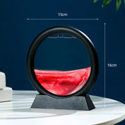 Sandscape Moving Sand Art Frame Quicksand 3D Dynamic Liquid Hourglass Kinetic Sand Painting Flowing Sand Office Home Decor Gifts