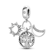 925 Sterling Silver Family House Love Forever Family Beads Boys Girls Lovers Pendant Charms Fit Bracelet DIY Ms Jewelry Gift