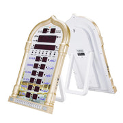 12V Azan Mosque Prayer Clock Islamic Mosque Azan Calendar Muslim Prayer Wall Clock Alarm Ramadan Home Decor Remote Control