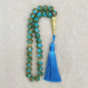 Middle East 10mm Beaded Bracelet Tassel Pendant 33 Prayer Beads Islamic Muslim Tasby Muhammad Rosary Tasbih Tasbeeh Unisex Gifts