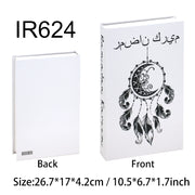 ديكور منزلي لطاولة قهوة محاكاة كتب إسلامية بيضاء مزيفة، ديكور غرفة المعيشة، أدوات تصوير إضافية