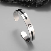 Ayatul Kursi Stainless Steel Bracelet Islamic Muslim Quran Verse Cuff Bracelet for Men Women Ramadhan Festival Jewelry Gift