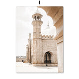 Islamic Art Canvas Painting Grundtvigs Church Medina Oman  Sheikh Zayed Mosque  Wall Decor Posters  Prints for Living Room
