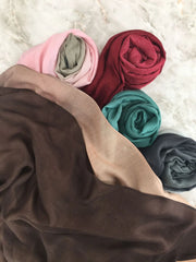 New Ombré Modal Hijab Rayon Cotton Scarf Hijabs for Women High Quality Wraps and Shawls Musulman Headband Islamic Turban Femme