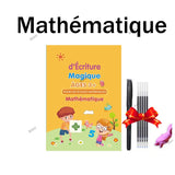 الخط العربي الفرنسي للأطفال، ملصقات الكتابة، دفتر نسخ سحري للغة الإنجليزية، دفاتر نسخ، قلم، صيني، مسح مجاني
