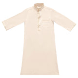 Muslim Boys Summer Thin Style Fashion Stand-up Collar Kids Robes Islamic Folk Costumes Long Dress Ramadan Jubba Prayer Thobe
