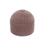 Unisex Beanies Cap Warm Islamic Ramadan Jewish Kippah Homme Hat Winter Knitted Muslim Men Prayer Hats Men's Wrap Head Caps