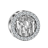 925 Sterling Silver Family House Love Forever Family Beads Boys Girls Lovers Pendant Charms Fit Bracelet DIY Ms Jewelry Gift