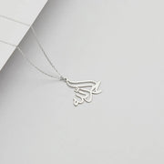 Stainless Steel Muslim Islamic Style Lucky Arab God Allah Pendant Necklace Unisex Amulet Mother's Day Birthday Jewelry Gift