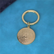 Islamic Mashallah Men Charm Pendant Keychain Stainless Steel Key Chains Women's Keyring Jewelry Gifts Birthday Gifts