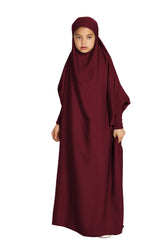 Ramadan Eid Niqab Khimar Prayer Clothes For Women Kids Muslim Abaya Dubai Turkey Islam Dress Kebaya Robe Femme Musulmane