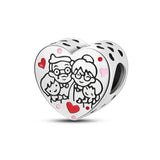 925 Sterling Silver Family House Love Forever Family Beads Boys Girls Lovers Pendant Charms Fit Bracelet DIY Ms Jewelry Gift
