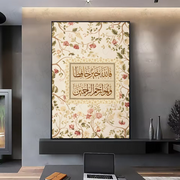 Vintage Islamic Geometry Arabic Pattern Muslim Art Poster HD art sticky wall waterproof home living room bedroom bar aesthetic d