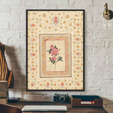 Vintage Islamic Geometry Arabic Pattern Muslim Art Poster HD art sticky wall waterproof home living room bedroom bar aesthetic d