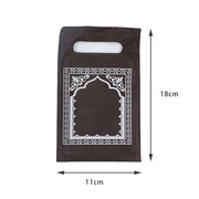 سجادة صلاة محمولة للمسلمين - سجادة جيب مقاومة للمطر للسفر