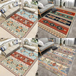 Elegant Washable Area Rug – Stain-Resistant Carpet for Living Room & Prayer Space