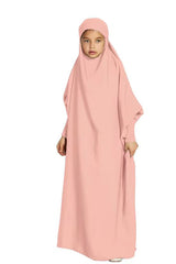 Ramadan Eid Niqab Khimar Prayer Clothes For Women Kids Muslim Abaya Dubai Turkey Islam Dress Kebaya Robe Femme Musulmane