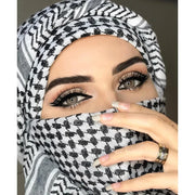 Military Tactical Desert Hijab Scarf Muslim Headscarf Islam Arab Keffiyeh Head Neck Scarves Wrap for Men and Women