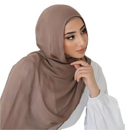 Modal Hijabs with Underscarf Caps Rayon Cotton Shawls for Women Plain Scarf Headscarf Islamic Turban Headband