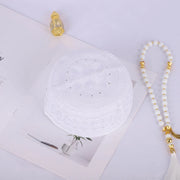 Fashion Muslim Men Yarmulke Designer Muslim Hat for Men High Quality Multi-Color Islam Hair Cover Yarmulke Business Part RIMAIRE