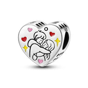 925 Sterling Silver Family House Love Forever Family Beads Boys Girls Lovers Pendant Charms Fit Bracelet DIY Ms Jewelry Gift