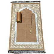 110x70cm Prayer Mat Set Prayer Rug Islamic Muslim Travel Worship Blanket Outdoor Portable Muslim Pray Mat Ramadan Gifts2025