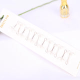12pcs Pins Clips Set for Muslim Hijab Fashion Islam Turban Magnetic Closure New Headscarf Accessories Wedding Party Gift RIMAIRE
