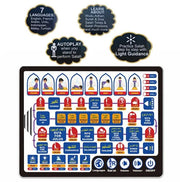 मुस्लिम बच्चों के लिए इस्लामिक टैबलेट अल-कुरान बेलाजर सोलट किट सलाह प्रार्थना पैड अरब इस्लाम सिखाएं प्रार्थना सीखने की मशीन पहले वाला खिलौना