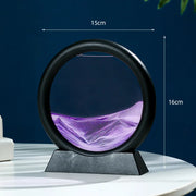 Sandscape Moving Sand Art Frame Quicksand 3D Dynamic Liquid Hourglass Kinetic Sand Painting Flowing Sand Office Home Decor Gifts