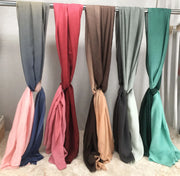 New Ombré Modal Hijab Rayon Cotton Scarf Hijabs for Women High Quality Wraps and Shawls Musulman Headband Islamic Turban Femme