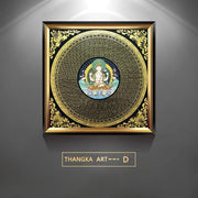 Classic Golden Tibet Thangka Buddha Canvas Paintings And Prints Wall Art HD Pictures For Living Room Home Decor Frameless Gifts