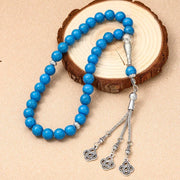 New 8 Cm 33 Black Gallstone Muslim Prayer Beads Islamic Praise Beads Arab String Türkiye Men's and Women's Festival Accessories