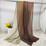 New Ombré Modal Hijab Rayon Cotton Scarf Hijabs for Women High Quality Wraps and Shawls Musulman Headband Islamic Turban Femme