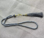 6mm 99pcs Glass Pearls Tassel Turkish Style Muslim Rosary Islamic Prayer Beads Bracelet for Women Jewelry Accessories Gift