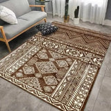 Elegant Washable Area Rug – Stain-Resistant Carpet for Living Room & Prayer Space