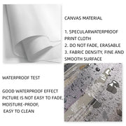 سبحان الله قوس قزح سحابة شمس سيارة كرتون إسلامي جداري لوحة قماشية ملصقات ومطبوعات صورة لديكور غرفة الأطفال