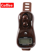 عداد يدوي جديد محمول، عداد خرز رقمي LED، عداد مسبحة خشبي رقمي، لعبة حسابية للتأمل والصلاة الإسلامية