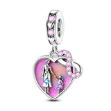 925 Sterling Silver Family House Love Forever Family Beads Boys Girls Lovers Pendant Charms Fit Bracelet DIY Ms Jewelry Gift