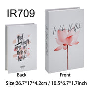 ديكور منزلي لطاولة قهوة محاكاة كتب إسلامية بيضاء مزيفة، ديكور غرفة المعيشة، أدوات تصوير إضافية