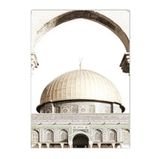 Beige Mosque Desert Peony Moroccan Arch Posters And Prints Islamic Calligraphy Wall Art Canvas Painting Living Room Home Decor