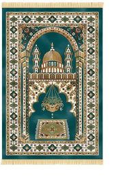 سجادة صلاة إسلامية - سجادة مخملية ناعمة بتصميم أنيق