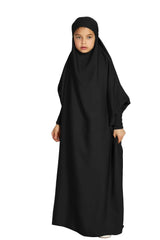 Ramadan Eid Niqab Khimar Prayer Clothes For Women Kids Muslim Abaya Dubai Turkey Islam Dress Kebaya Robe Femme Musulmane