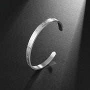 Exquisite Quran Verses Ayatul Kursi Bracelet Islamic Muslim Stainless Steel Jewelry Men\\\\'s Arabic Calligraphy Bangles Ramadan