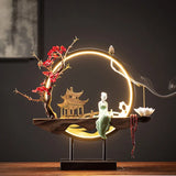 Hot Sell Backflow Incense Burner Home Decor Light Circle for Zen Yoga Meditation home fragrance Aromatherapy Festival Gift