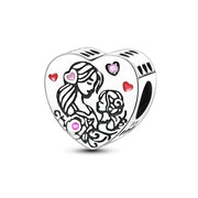 925 Sterling Silver Family House Love Forever Family Beads Boys Girls Lovers Pendant Charms Fit Bracelet DIY Ms Jewelry Gift