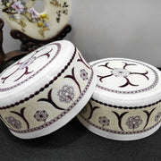 طاقية صلاة رجالية مسلمة – قبعة تقيه كوفية إسلامية، نمط بوليستر تركي